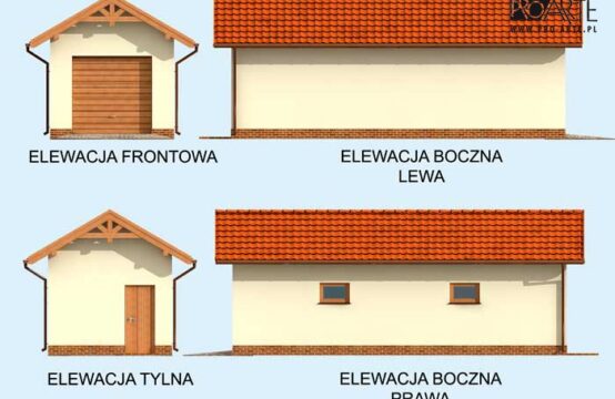 G257 garaż jednostanowiskowy