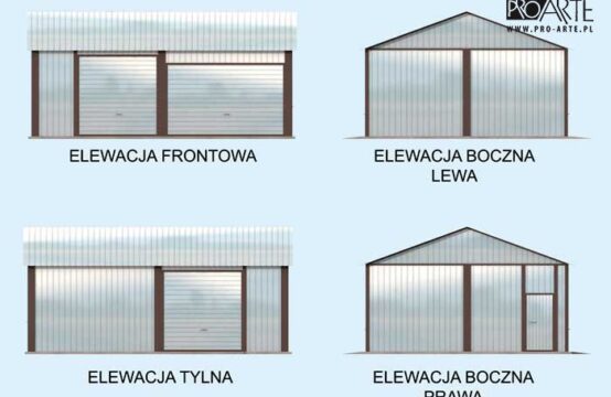 GB11 projekt garażu dwustanowiskowego